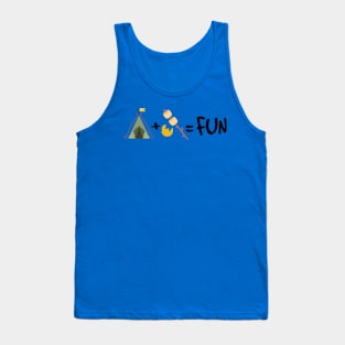 Tent + Smores = Fun Tank Top